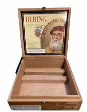 Vintage Bering Corona Grande Handmade Wooden Cigar Box, Hinged picture