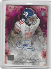2014 Topps Inceptions Odell Beckham JR. Auto 34/50 Rookie NEW YORK GIANTS picture