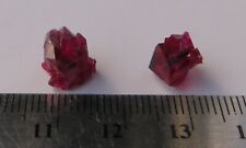 Beautiful Chatham Ruby Cluster Pair 8.79 carats picture
