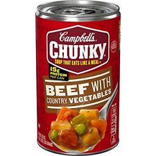 Campbell’s Chunky Soup Beef Soup with Country Vegetables 18.8 Oz Can picture