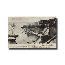 Malta Postcard G. Modiano Valletta Great Harbour 3513 UPU Used Undivided Back picture