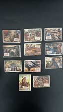1954 Topps Scoop Trading Cards Lot Of 11 - D-Day, Pearl Harbor, Dillinger, More picture