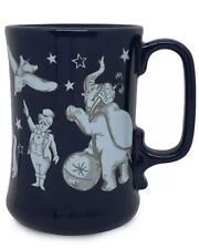Disney DUMBO Blue Mug 80 Anniversary CIRCUS Horse Coffee Tea NEW Plus Dumbo Pin picture