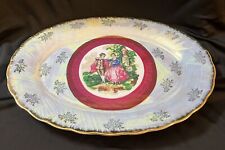 Vintage Limoges Porcelain Fragonard Love Story 14.5” Serving Dish picture