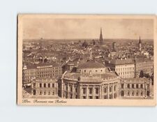 Postcard Panorama of Burgtheater Vienna Austria picture