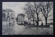CPA postcard NANTES flooded 1910 Le quai Malakoff boat boat Loire picture