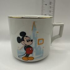 Vintage Walt Disney World Coffee Mug Magic Kingdom Japan Micky Mouse Castle Cup picture