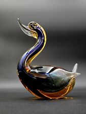Murano Art Glass Sommerso Duck 7