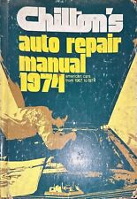 Chilton's Auto Repair Manual American Cars HC 1967 - 1974 Book READ 0801958741 picture