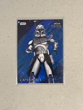 2018 Topps Star Wars Finest Blue Parallel #/150 Captain Rex - #19 picture