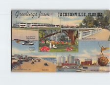 Postcard Jacksonville Florida Attractions Greetings from Jacksonville Florida picture
