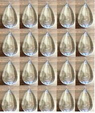 20PCs Teardrop Chandelier Crystal Glass Pendants Flat Surface 2.2 inch Dangle picture