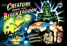 Bally Creature From The Black Lagoon CFTBL Pinball Machine Translite picture