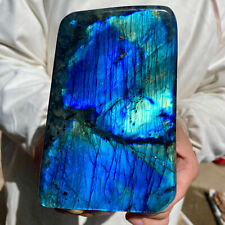3.6lb Large Natural Labradorite Quartz Crystal Display Mineral Specimen Healing picture