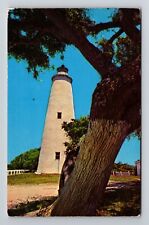 Outer Banks NC-North Carolina, Ocracoke Lighthouse, Vintage Postcard picture