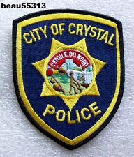 ⭐CITY OF CRYSTAL POLICE DEPARTMENT MINNESOTA MINNEAPOLIS AREA PATCH picture