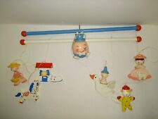 Vintage Originals by IRMI Hand Painted Musical Mobile 815 Mother Goose Hardwood picture
