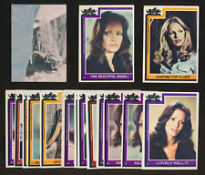 1978 Topps CHARLIE'S ANGELS (Series 3) -Lot of (13) HIGHER GRADE w/ Fawcett picture