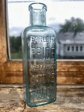antique Milliken's Parlor Pride Stove Enamel Boston  bottle    picture