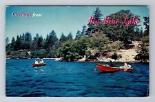 Big Bear Lake CA-California, General Greetings, Vintage c1957 Souvenir Postcard picture