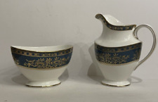 ROYAL DOULTON EARLSWOOD CREAMER & SUGAR BOWL  MADE IN ENGLAND FINE BONE CHINA picture
