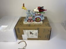 Jim Shore Figurine Peanuts All Aboard P6000987 Train Engine Snoopy with Box 2018 picture