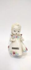 Vintage 1942 DeLee Art STAR California Pottery Hand Painted Angel Girl Figurine picture