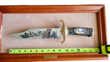 Franklin Mint The American Eagle Bowie Knife- Excellent Condition picture
