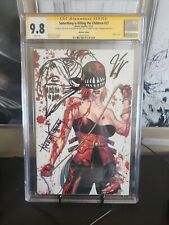 Something Is Killing the Children #27 Battle Damage CGC 9.8 Remarked X2 Signed picture