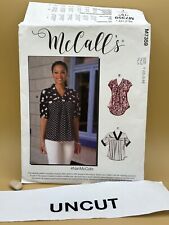 McCall's Pattern M7359 Misses  Loose Fitting Top Tunic  Size XS S M UNCUT picture