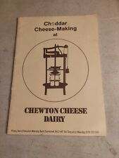 Cheddar Cheese Making at Chewton Cheese Dairy, Somerset Pamphlet-Clare Jarrett picture