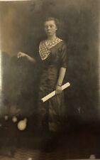 Antique Post Card, CKO, RPPC, Early 1900s, Portrait Young Lady picture