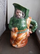Large 8” Tall Vintage or Antique Toby Pitcher Jug   picture