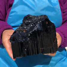 2130g Natural Black Tourmaline Original Stone Crystal Specimen Healing KH724 picture