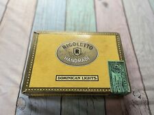 Vintage Rigoletto Wooden Cigar Box Excellent Preloved Condition picture