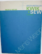 Vintage 1972 Kerstin Martensson's KWIK.SEW Men's Wear Book picture