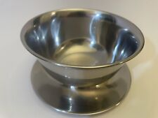 Vintage Raimond Denmark 18/8 Stainless Steel Footed Serving Bowl picture