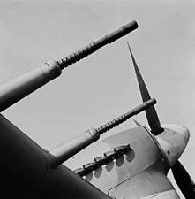 Hispano Mk II autocannon guns mounted wing a Hawker Typhoon sin- 1942 Old Photo picture
