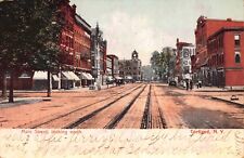 Postcard Main Street, looking North in Cortland, New York~116592 picture