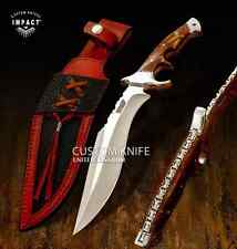 IMPACT CUTLERY RARE CUSTOM FULL TANG BUSHCRAFT BOWIE KNIFE RESIN HANDLE- 1696 picture