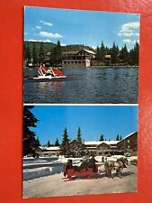 Vintage Postcard~QUEBEC CANADA~HOTEL LA SAPINIERE Val David ~ Horse Sleigh picture