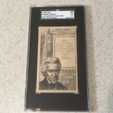 c.1885 H602 U.S. Presidents Trade Card - Andrew Jackson SGC Fair 1.5 picture