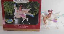 MEGARA MEG and PEGASUS Disney Hallmark Ornament 1997 Winged Horse Hercules NOS picture