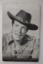 Robert Horton Wagon Train Arcade Trade Card Actor Original Exhibit Western TV picture