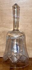 Vintage Gibraltar Hand Cut Lead Crystal Bell Original Label Beautiful picture