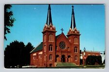 Redding CA-California, Scenic View Sacred Heart Church, Vintage Postcard picture