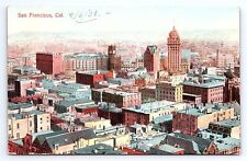 Postcard Aerial View San Francisco California c.1908 Scheff & Bros. picture