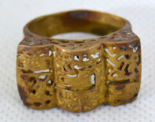 EXTREMELY RARE ANCIENT ANTIQUE BRONZE RING ROMAN AMAZING ARTIFACT VERY STUNNING picture