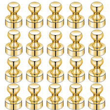 20x Gold Plated Fridge Magnets for Whiteboard Refrigerator Magnets Metal Magnets picture