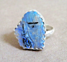 Zuni Natural Opal & Silver Corn Maiden Adjustable Ring by Gloria Chattin JR039 picture